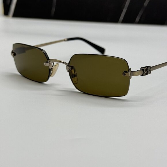 NEW MIU MIU MUB50S 26C09Z SUNGLASSES BROWN WOMEN MU B50S, SMU B50 main image 11